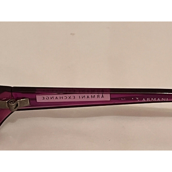 Armani Exchange Glasses Frame ~ With Case ~ Purple - Picture 7 of 12